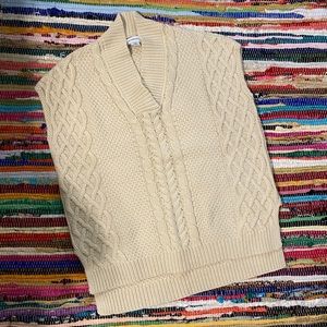 Cream Sweater Vest